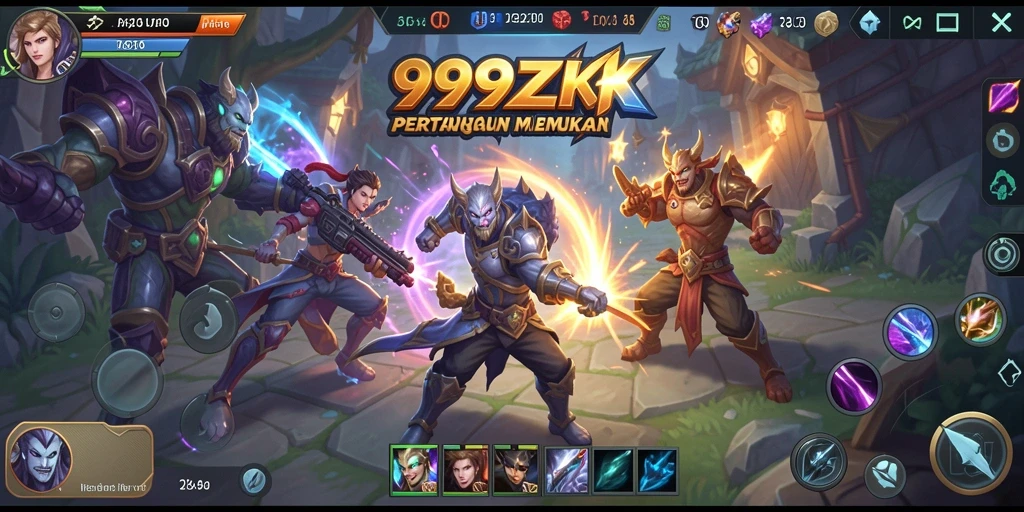 Gameplay seru di 999ZK dengan aksi intens.
