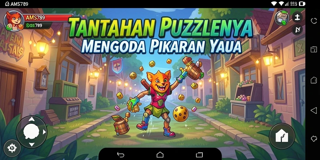 Screenshot gameplay AMS789 yang menampilkan tantangan Puzzle menarik.