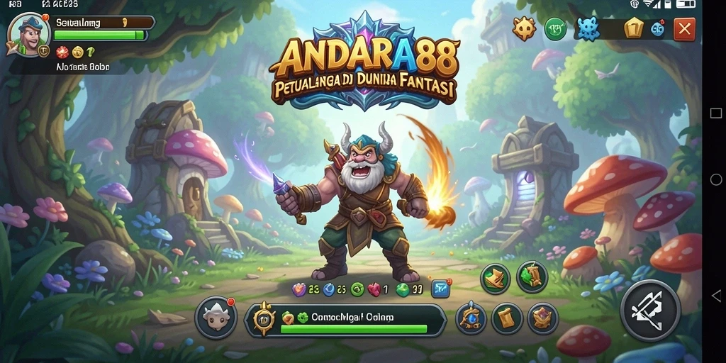 Screenshot ANDARA88 menampilkan aksi petualangan mendebarkan.