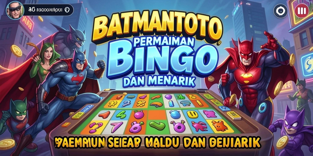 Screenshot utama BATMANTOTO menampilkan gameplay Bingo yang seru.