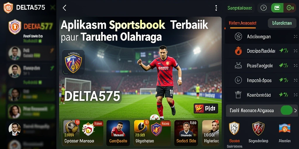 Tampilan menarik dari gameplay Sportsbook di DELTA575.