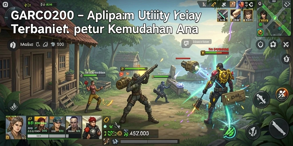 Tampilan antarmuka GARCO200 yang modern dan mudah digunakan.