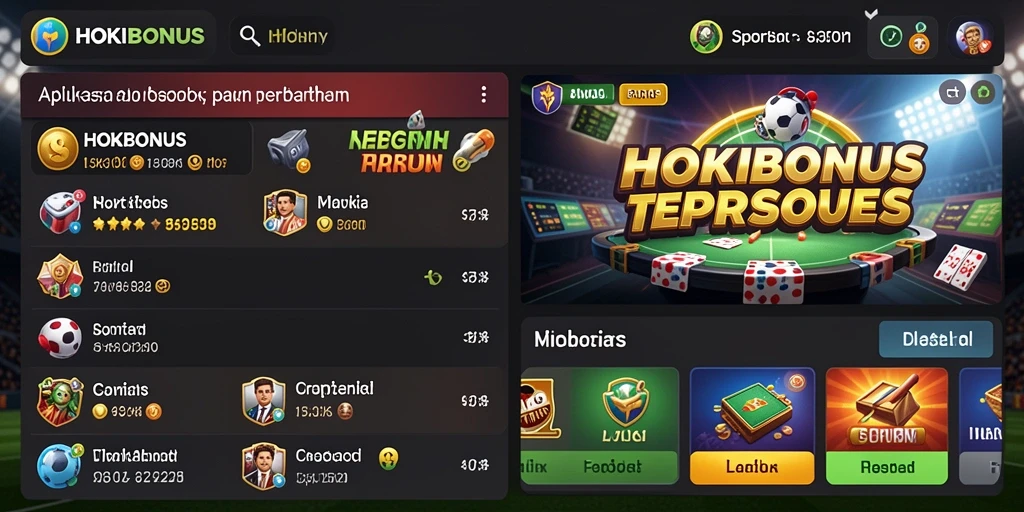 Tangkapan layar HOKIBONUS menampilkan pengalaman taruhan yang menarik.