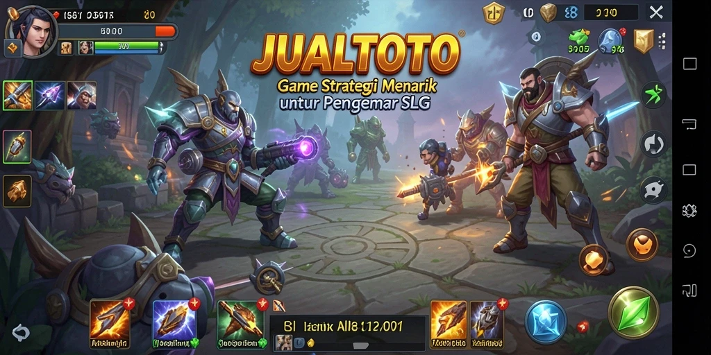 Screenshot utama JUALTOTO menampilkan gameplay seru dan strategi mendalam.
