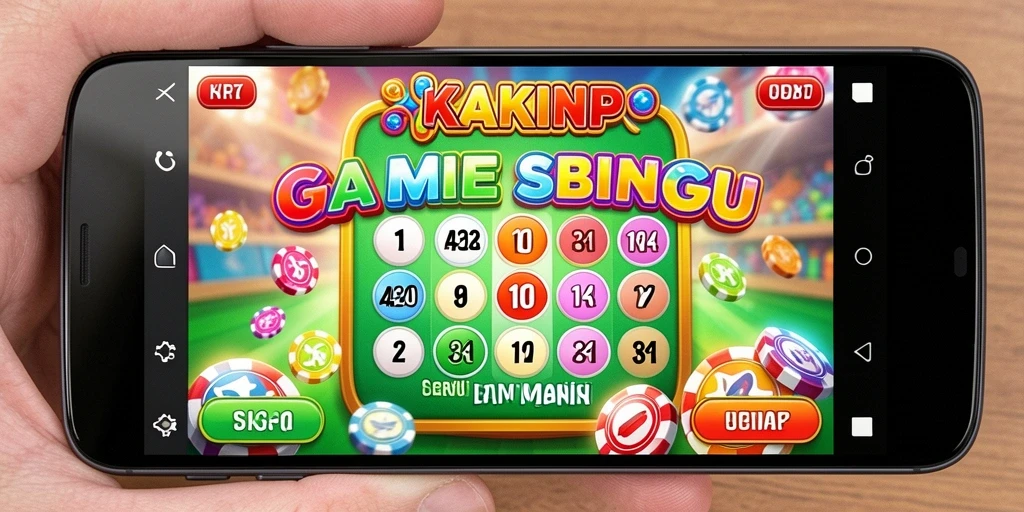 Screenshot gameplay KAKRP menunjukkan keseruan permainan Bingo.