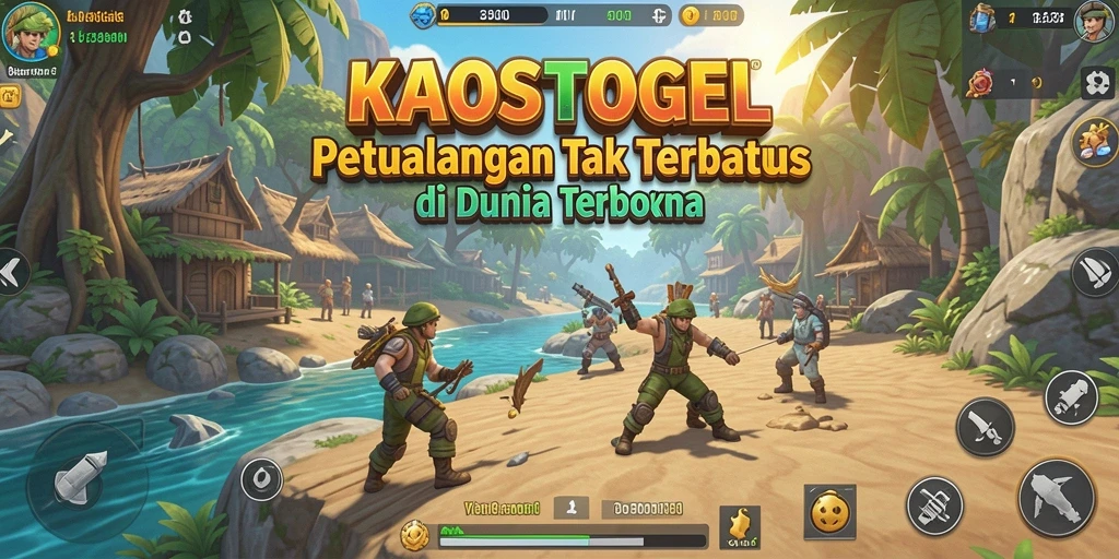 Tampilan gameplay Open World yang penuh petualangan di KAOSTOGEL.
