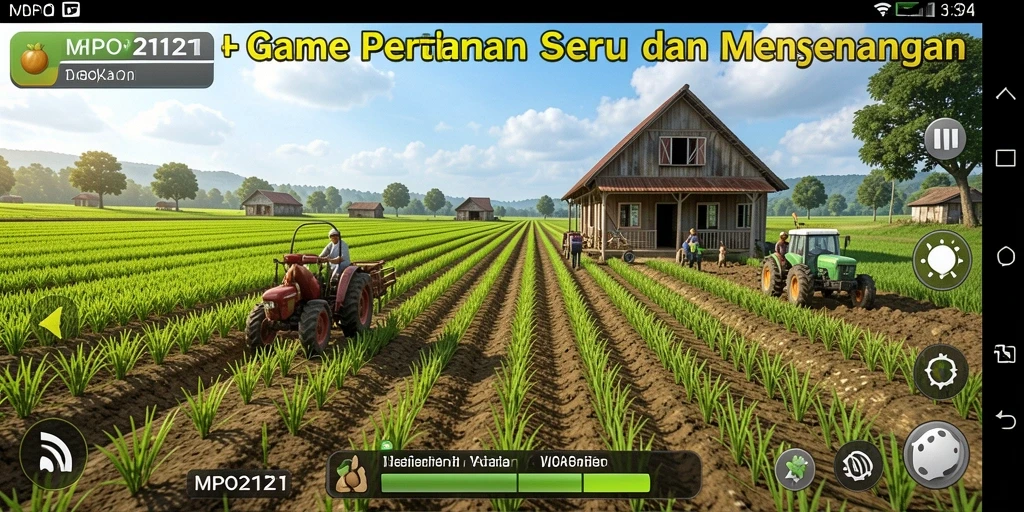 Tampilan permainan MPO2121 yang menawan dalam bertani.
