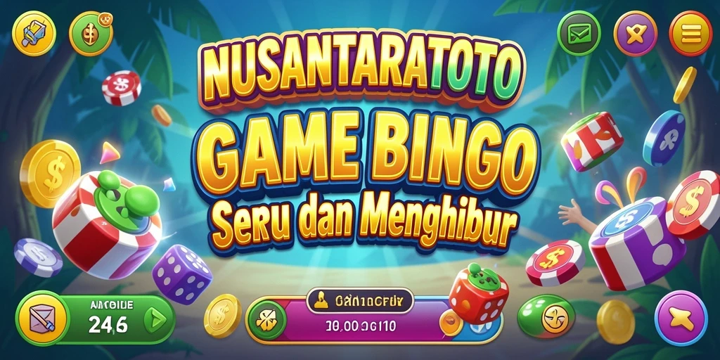 Tampilan menarik dari gameplay Bingo NUSANTARATOTO.