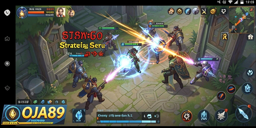 Tampilan memukau dari gameplay OJA89 yang menantang strategi.