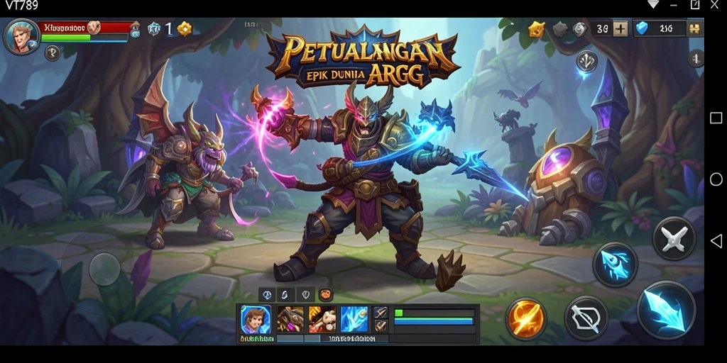Gameplay mendebarkan dengan aksi bertarung interaktif di <strong>VT789</strong>.