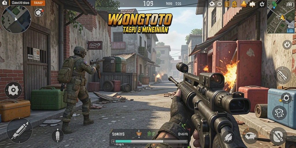 Tangkapan layar gameplay intens dari WONGTOTO dengan aksi penuh adrenalin.